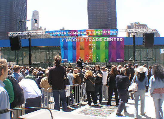 7 World Trade Center Staging