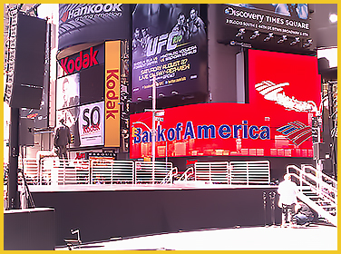 Time Square Staging